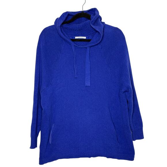 Humanoid Tops - HUMANOID Organic Cotton Hoodie Sweatshirt – Royal Blue – Women’s S
